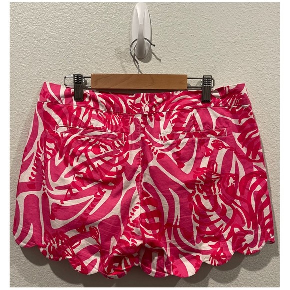 LILLY PULITZER The Buttercup White Pink Pockets Shorts - Picture 6 of 7